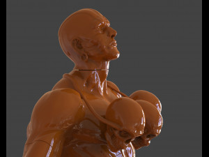 dhalsim yoga power sculpture Model Cetak 3D