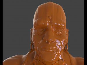 dhalsim yoga power sculpture 3D Print Model