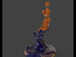 dhalsim yoga power sculpture Model Cetak 3D