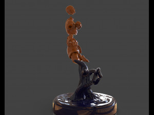 dhalsim yoga power sculpture Model Cetak 3D