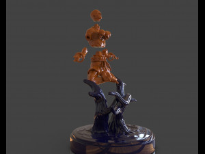 dhalsim yoga power sculpture Model Cetak 3D