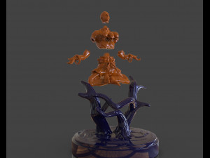 dhalsim yoga power sculpture Model Cetak 3D