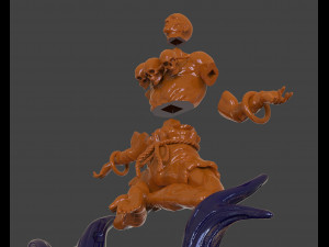 dhalsim yoga power sculpture Model Cetak 3D