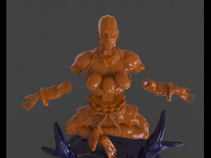 dhalsim yoga power sculpture Model Cetak 3D