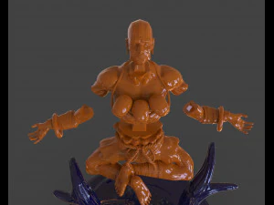 dhalsim yoga power sculpture 3D Print Model