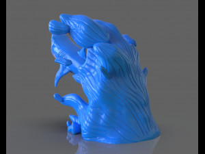 jumping shark sculpure Modelo de impresión 3D