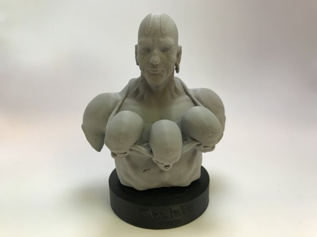 dhalsim bust Modèles 3D en vedette .c4d .max .obj .3ds .fbx .stl .blend 