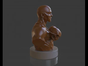dhalsim bust 3D Print Model