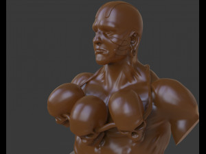 dhalsim bust Modèles 3D en vedette