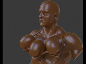 dhalsim bust 3D Print Model