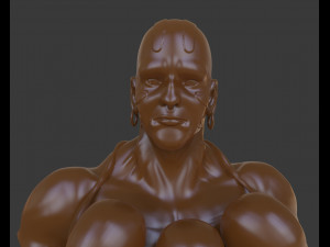 dhalsim bust Modèles 3D en vedette