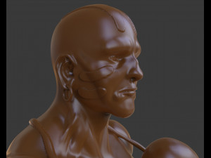 dhalsim bust Modèles 3D en vedette