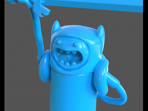 finn the human sculpture 3D Print Model