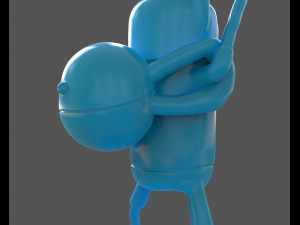finn the human sculpture 3D Print Model