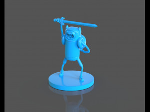 finn the human sculpture 3D Print Model