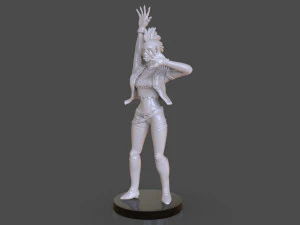 stylized punk storm figurine 3D Print Model