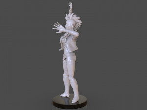 stylized punk storm figurine 3D प्रिंट मॉडल