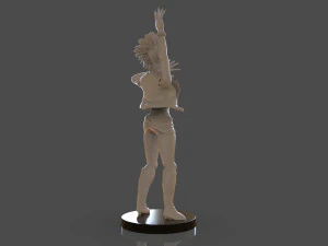 stylized punk storm figurine 3D Print Model