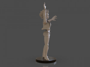 stylized punk storm figurine 3D प्रिंट मॉडल