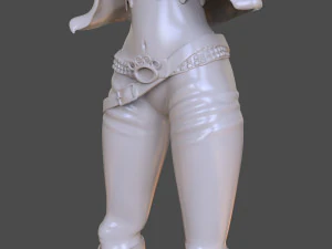 stylized punk storm figurine 3D Print Model