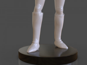 stylized punk storm figurine 3D प्रिंट मॉडल