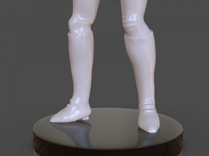 stylized punk storm figurine 3D प्रिंट मॉडल