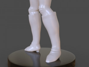 stylized punk storm figurine 3D प्रिंट मॉडल
