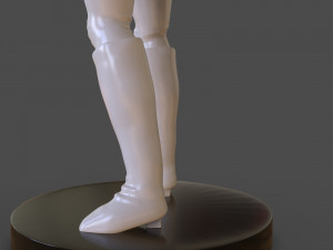 stylized punk storm figurine 3D प्रिंट मॉडल