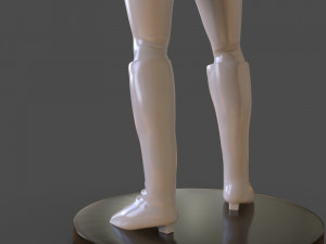 stylized punk storm figurine 3D प्रिंट मॉडल