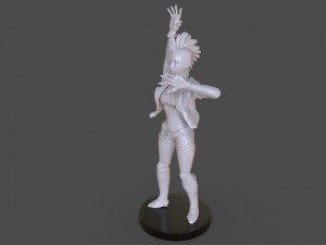 stylized punk storm figurine 3D प्रिंट मॉडल