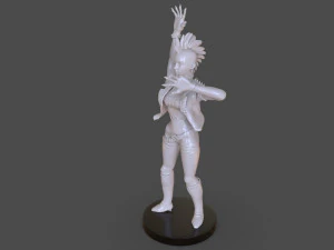 stylized punk storm figurine 3D Print Model