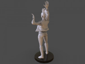 stylized punk storm figurine 3D प्रिंट मॉडल
