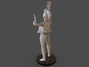 stylized punk storm figurine 3D Print Model