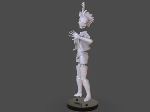 stylized punk storm figurine 3D Print Model