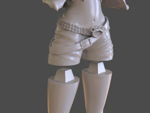 stylized punk storm figurine 3D Print Model