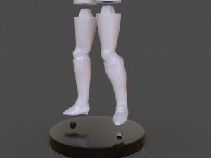 stylized punk storm figurine 3D प्रिंट मॉडल