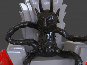 cuphead the devil sculpture 3D Print Model