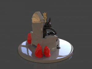 cuphead the devil sculpture 3D Print Model