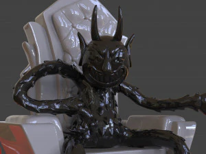 cuphead the devil sculpture 3D Print Model