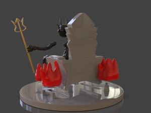 cuphead the devil sculpture 3D Print Model
