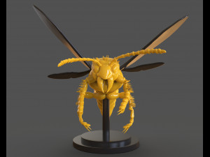 murdering asian hornet sculpture 3D Print Model