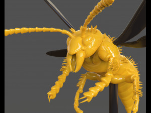 murdering asian hornet sculpture 3Dプリントモデル