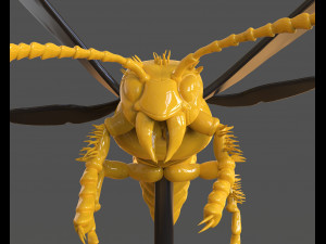 murdering asian hornet sculpture 3Dプリントモデル