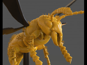 murdering asian hornet sculpture 3Dプリントモデル