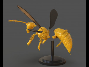 murdering asian hornet sculpture 3Dプリントモデル
