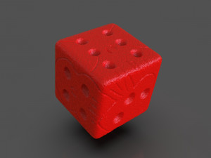oogie boogie skull dice 3D Print Model