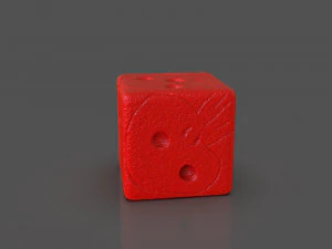 oogie boogie skull dice 3D Print Model