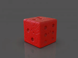 oogie boogie skull dice 3D Print Model