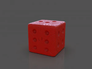 oogie boogie skull dice 3D Print Model