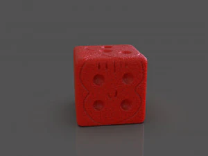 oogie boogie skull dice 3D Print Model